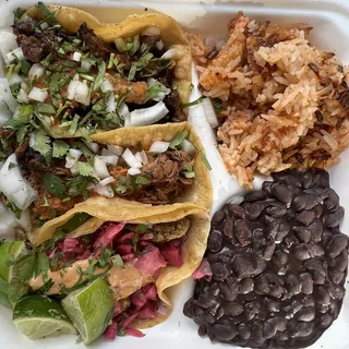 3 Taco Plate