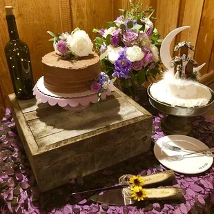 a wedding cake