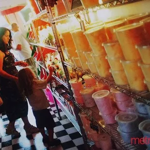 people shopping in a store