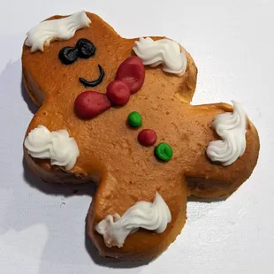 12/24/22 Gingerbread Man Sugar Cookie