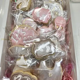 Baby shower cookies
