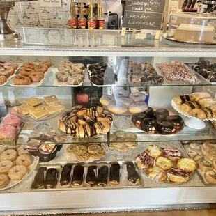 a variety of donuts and pastries
