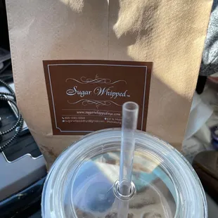 Coffee and a treat to-go.