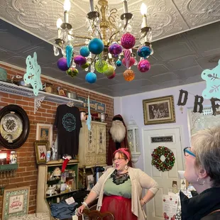 The fabulous shop and decor in the Sugar Whipped Bakery, made famous by the New York Times and other publications and other publications.