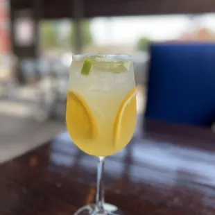 Blanco sangria. 9.00 and delicious!