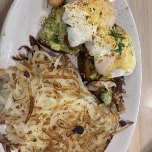 Lobster avo toast benny