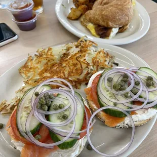 food, bagels, bagel