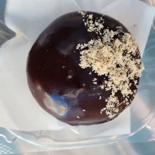 Boston Cream Bomboloni