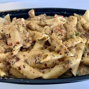 Rasta Pasta with Jerk Chicken