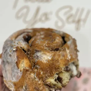 Cookie butter cinnamon roll