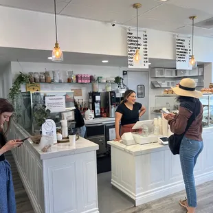 two women in a bakery