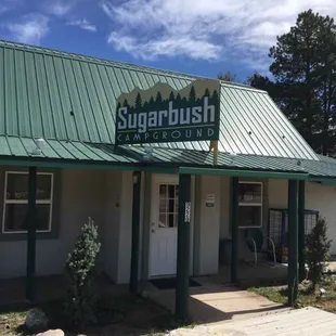 Entrance to the camp office.