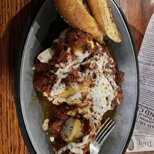 Stuffed Shells with Meat Sauce