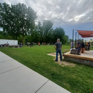 I&apos;m Checking Out &amp; Watching Guys Play Horseshoes.  6/1/2022