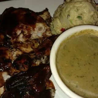 Jerk Chicken With Red Stripe Barbecue Sauce