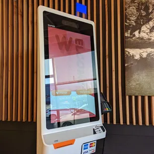 Kiosk to order drinks