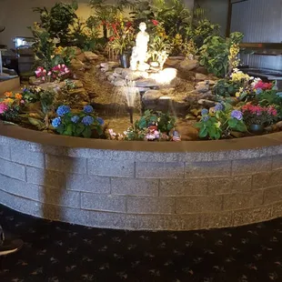 The fountain display