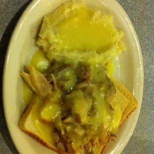 Open Faced Turkey Sandwich