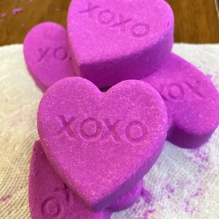 Buy bath bombs or make your own!  Call us for class times 757-918-2021