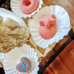 My favorite customer made bath bombs!
