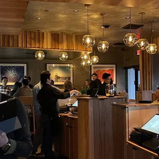 people in a restaurant