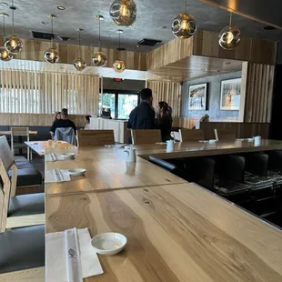 interior, sushi and sashimi