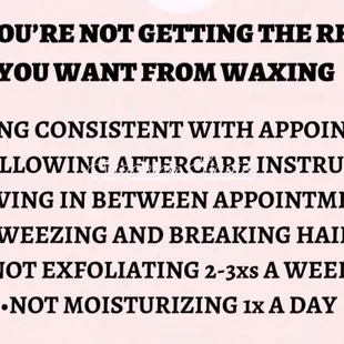 Home care is important to maintain your fabulous results from sugaring.