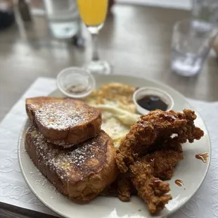 Fried Chicken and French Toast