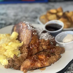 Chicken and French toast