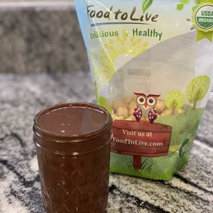 Homemade Nutella with Organic Ingredients and No Sugar added