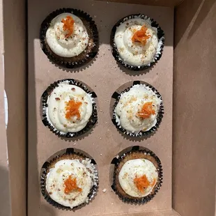 Carrot Cupcakes (grain &amp; sugar free)
