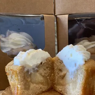 food, dessert, cupcakes