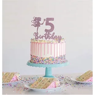 a birthday cake with sprinkles