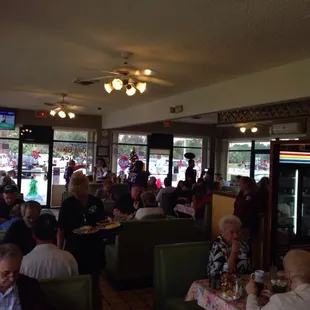 The place is packed. We just had to stop.