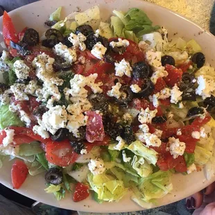 Greek salad was delicious!