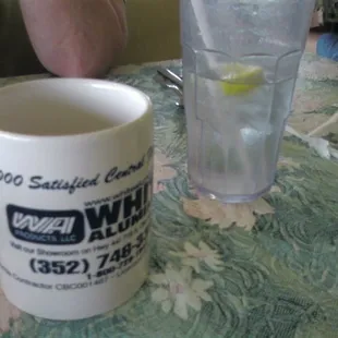 Plastic loral tablecloths set the tone. (Shop for aluminum siding while you eat!)