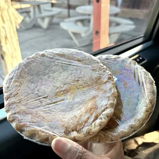 Coconut and bean pie. Scrumptious