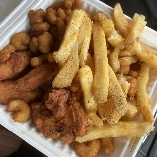 Popcorn Shrimp Platter