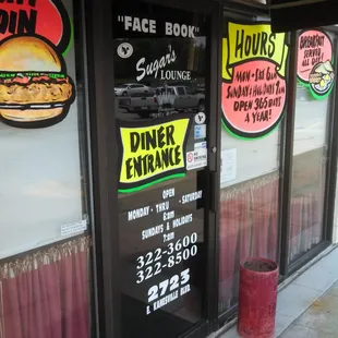 The front door must try this place. Love it