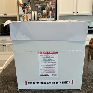 Cake care Instructions