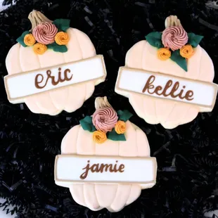 Personalizes Thanksgiving Cookies