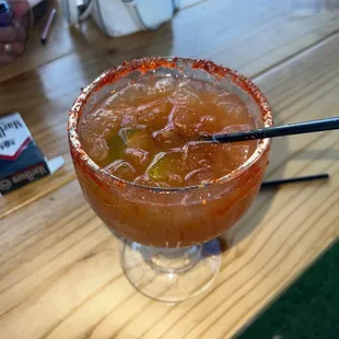 Hot michelada