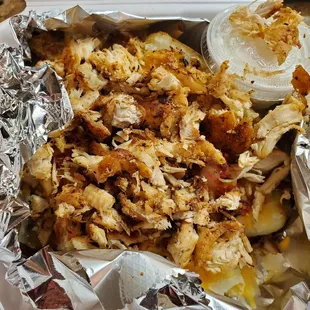 Grilled Chicken Baked Potato