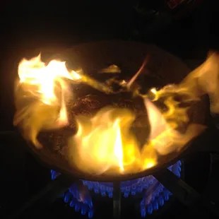 Blackened Catfish cast iron skille