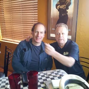 Bob Odenkirk and chef EddieAdams