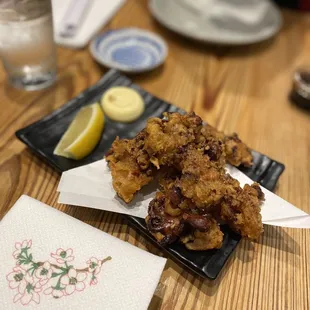 Fried Baby Tako (Octopus)