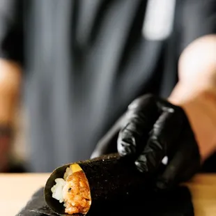 Spicy Tuna hand roll