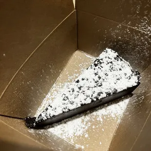 Gluten free chocolate cake.