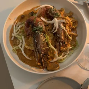Prawns rose pasta - I didn&apos;t know prawns this giant existed