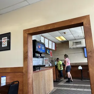 Drinks and order counters